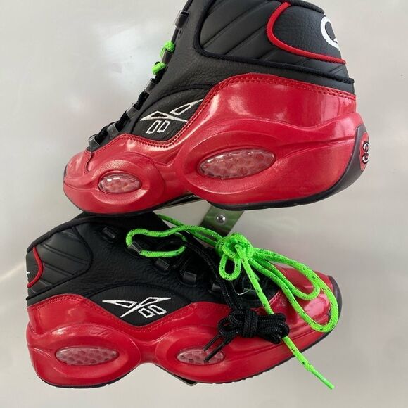 Mens Reebok Question Mid Sneakers 76ers Size 9 - Picture 3 of 5